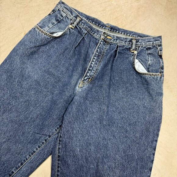 EDWIN Tokyo Jeans Made in Japan French Baggy Denim Blue Cotton 34x33 - Picture 2 of 9